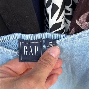 GAP Sky Blue Denim Skirt
